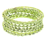 Mi Amore Coil-Bracelet Green