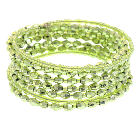 Mi Amore Coil-Bracelet Green