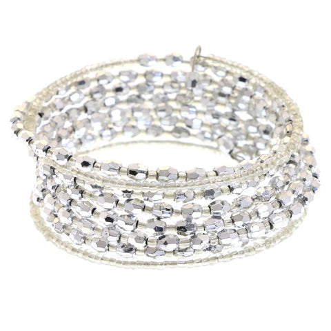 Mi Amore Coil-Bracelet Gray