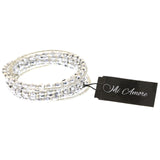 Mi Amore Coil-Bracelet Gray