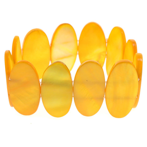 Mi Amore Stretch-Bracelet Orange/Yellow