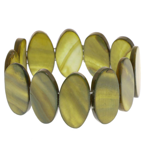 Mi Amore Stretch-Bracelet Yellow /Brown