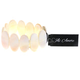 Mi Amore Stretch-Bracelet White