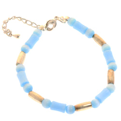 Mi Amore Fashion-Bracelet Silver-Tone/Blue