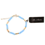 Mi Amore Fashion-Bracelet Silver-Tone/Blue