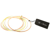 Mi Amore Bound Multiple Rings Bracelet-Set Silver-Tone/Bronze-Tone