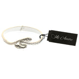 Mi Amore Hinged Serpent Fashion-Bracelet Silver-Tone
