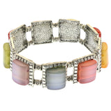 Mi Amore Bangle-Bracelet Silver-Tone/Multicolor