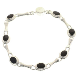 Mi Amore Fashion-Bracelet Silver-Tone/Black