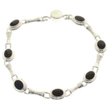Mi Amore Fashion-Bracelet Silver-Tone/Black
