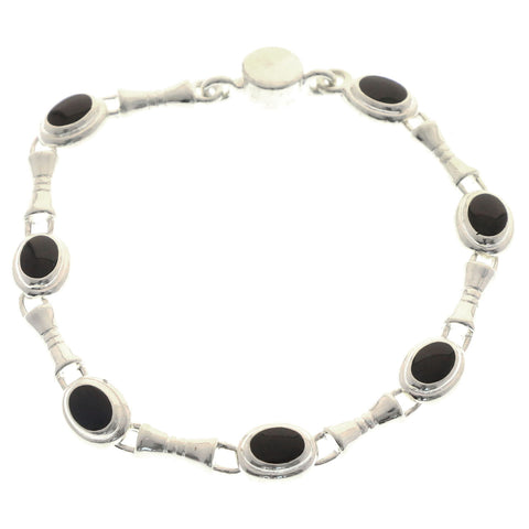 Mi Amore Fashion-Bracelet Silver-Tone/Black