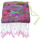 Mi Amore Floral Design Coin Purse Pink/Multicolor