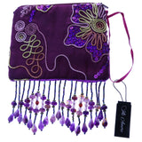 Mi Amore Floral Design Coin Purse Purple/Multicolor
