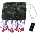 Mi Amore Floral Design Coin Purse Green/Multicolor