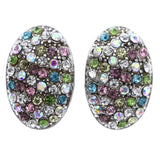 Mi Amore Stud-Earrings Multicolor/Silver-Tone