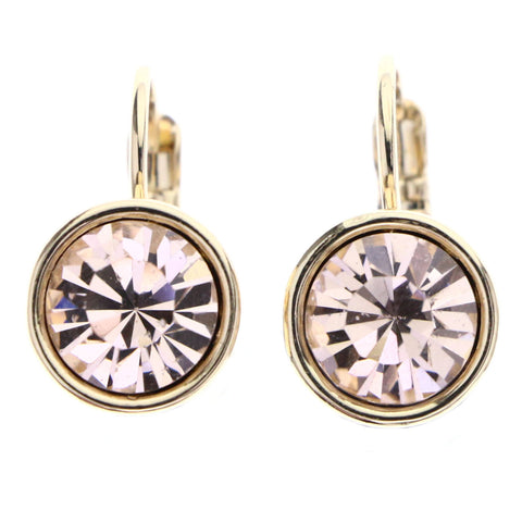 Mi Amore Dangle-Earrings Gold-Tone/Peach