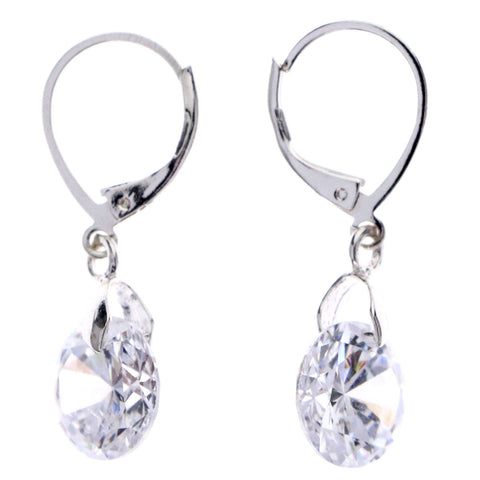 Mi Amore Dangle-Earrings Silver-Tone