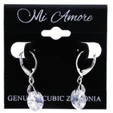 Mi Amore Dangle-Earrings Silver-Tone