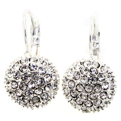 Mi Amore Dangle-Earrings Silver-Tone