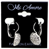 Mi Amore Dangle-Earrings Silver-Tone