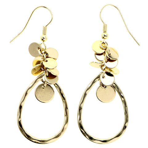 Mi Amore Dangle-Earrings Gold-Tone