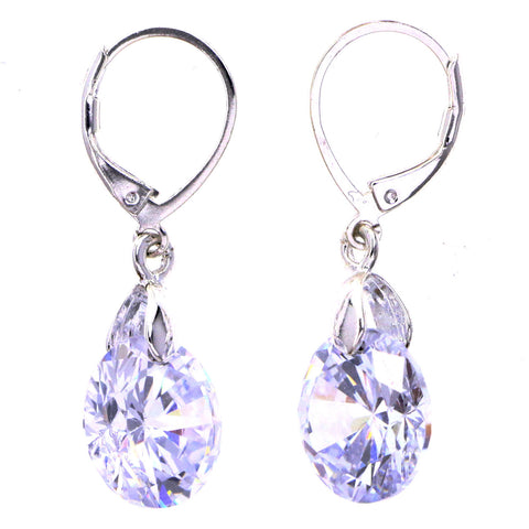 Mi Amore Dangle-Earrings Silver-Tone