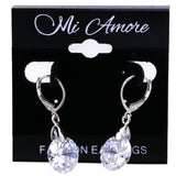 Mi Amore Dangle-Earrings Silver-Tone