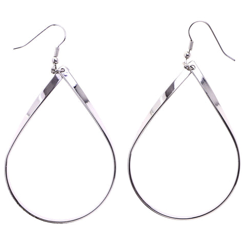 Mi Amore Dangle-Earrings Silver-Tone
