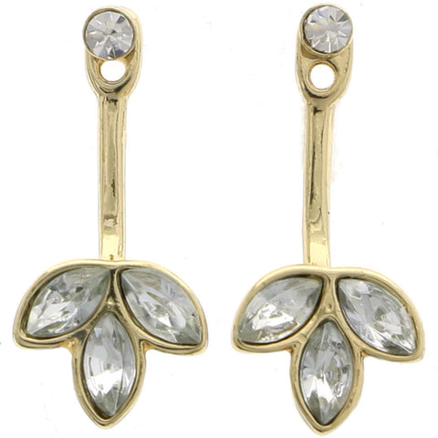 Mi Amore Dangle-Earrings Gold-Tone