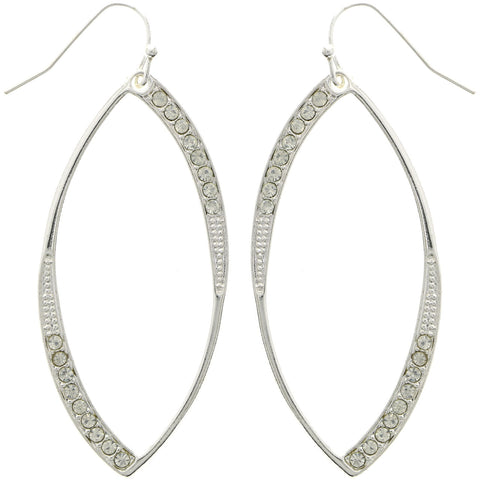Mi Amore Dangle-Earrings Silver-Tone