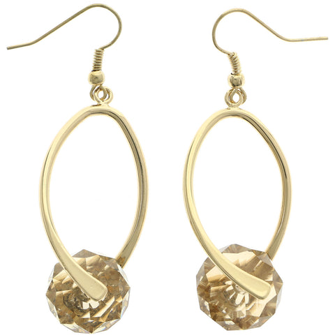 Mi Amore Dangle-Earrings Gold-Tone/Yellow