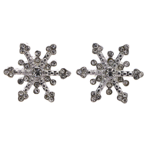 Mi Amore Winter Stud-Earrings Silver-Tone