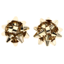 Mi Amore Christmas Stud-Earrings Gold-Tone