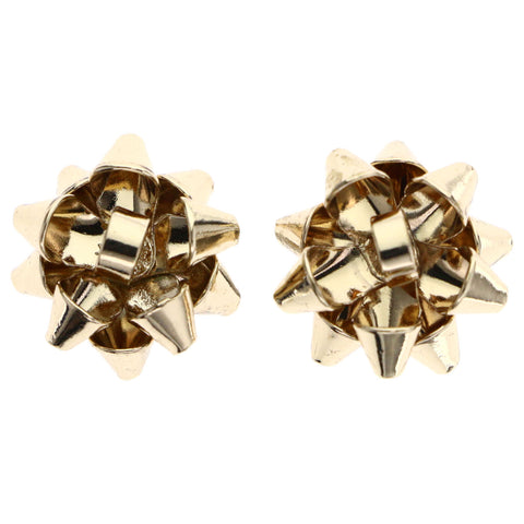 Mi Amore Christmas Stud-Earrings Gold-Tone