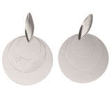 Silver-Tone Metal Drop-Dangle-Earrings #5003