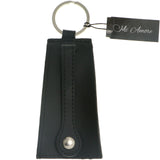 Mi Amore Hidden-Split-Ring-Keychain Black/Silver-Tone