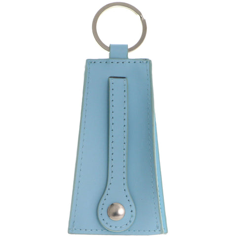 Mi Amore Hidden-Split-Ring-Keychain Blue/Silver-Tone