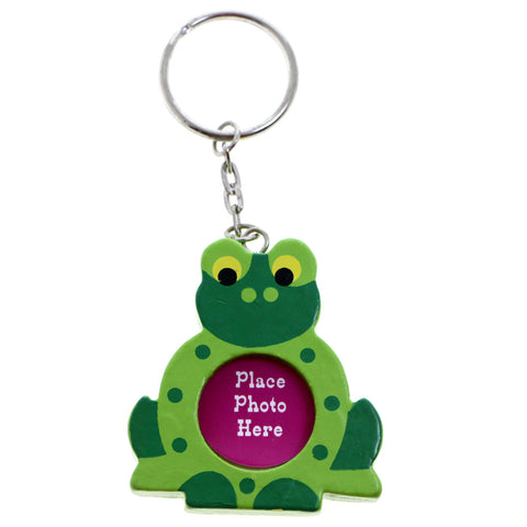 Frog Picture-Frame-Keychain Green/Yellow