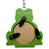 Frog Picture-Frame-Keychain Green/Yellow