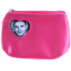 Coin-Purse Picture-Frame-Keychain Pink