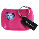 Coin-Purse Picture-Frame-Keychain Pink