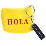 Hola Coin-Purse-Keychain Yellow/Red