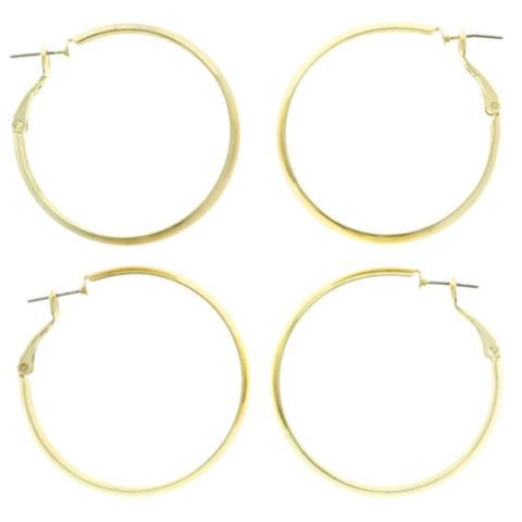 Mi Amore Multiple-Earring-Set Gold-Tone