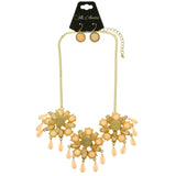 Mi Amore Flower Necklace-Earring-Set Multicolor/Gold-Tone