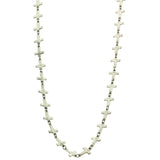 Mi Amore Cross Long-Necklace Silver-Tone
