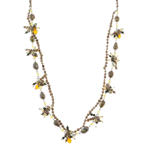 Mi Amore Beaded-Necklace Multicolor