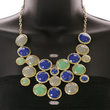 Mi Amore Necklace-Earring-Set Multicolor/Gold-Tone