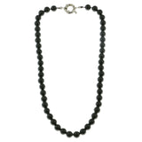 Mi Amore Beaded-Necklace Black/Silver-Tone