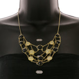 Mi Amore Necklace-Earring-Set Yellow/Black