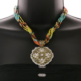 Mi Amore Statement-Necklace Multicolor/Gold-Tone